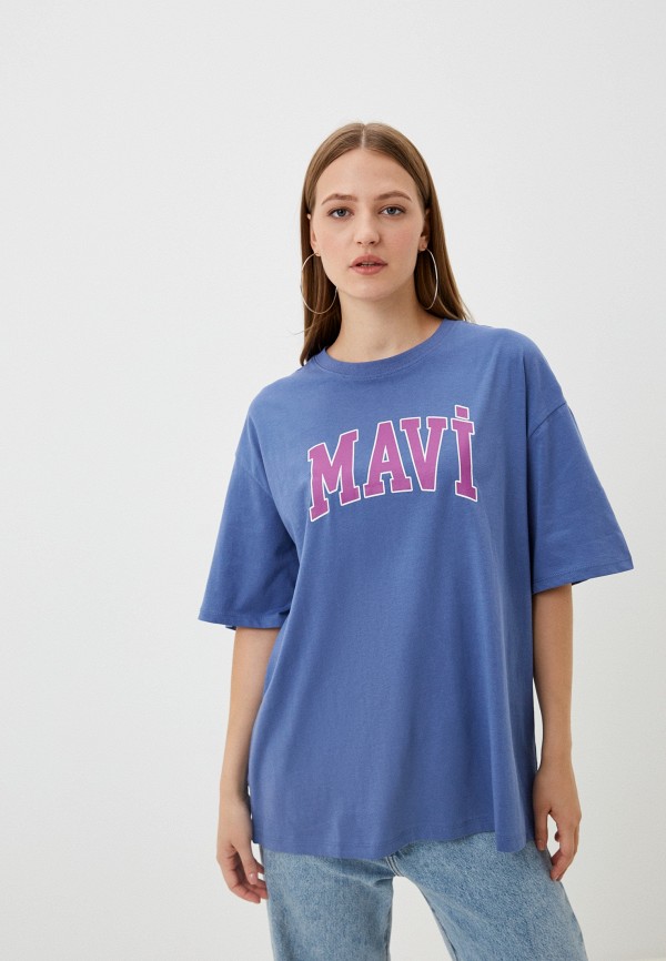 

Футболка Mavi, Голубой, SHORT SLEEVE TOP
