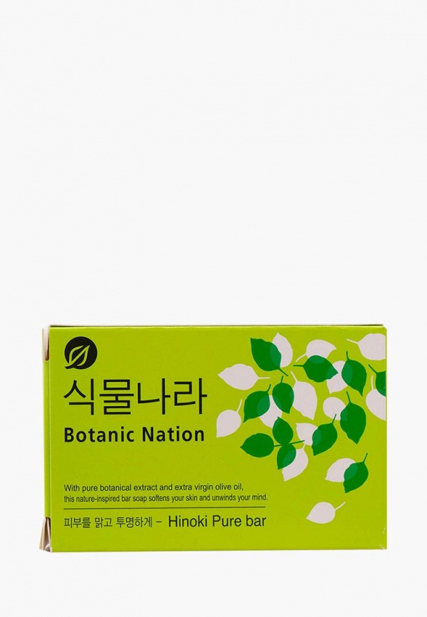 

Мыло LionCorea, Зеленый, Botanic Nation Hinoki Pure Bar Soap, 100 г