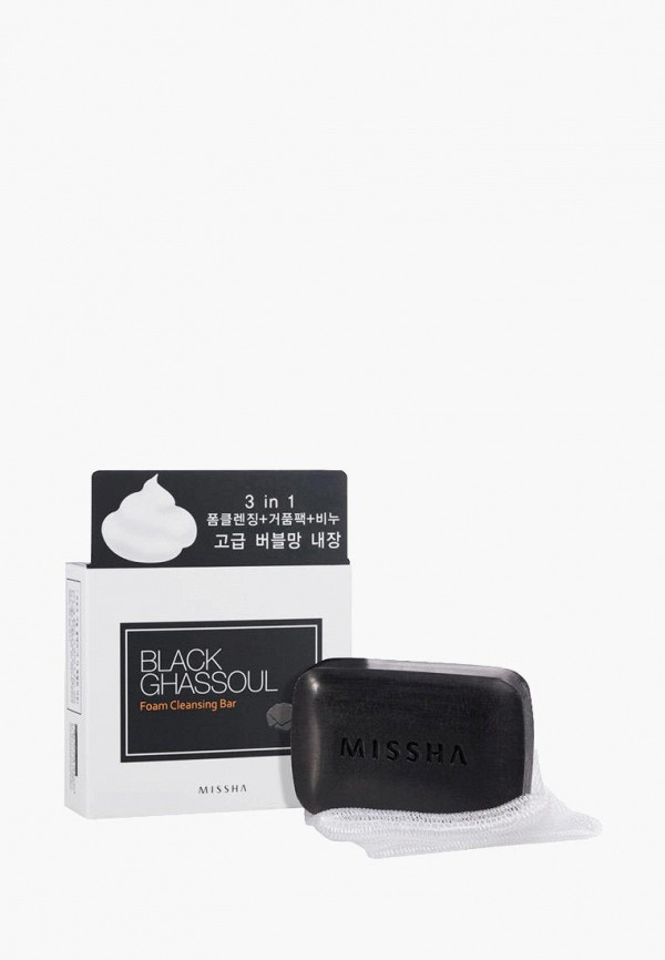 

Мыло для лица Missha, Черный, Black Ghassoul Foam, 80 г