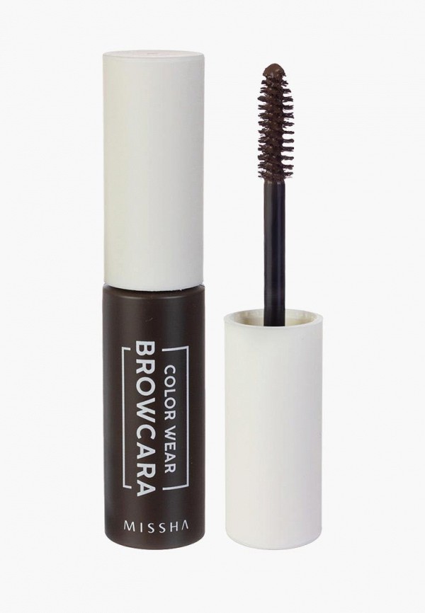 

Тушь для бровей Missha, Коричневый, Color Wear Browcara Dark Choco, 7.5 г