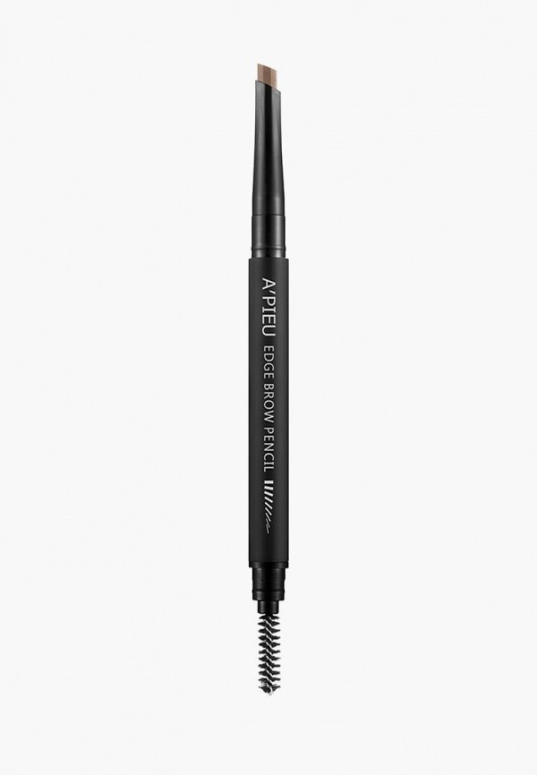 

Карандаш для бровей Apieu, Коричневый, Edge Brow Pencil Светло-коричневый, 0.35 г