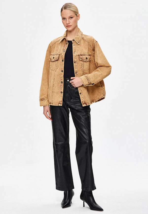 фото Рубашка джинсовая miss chic