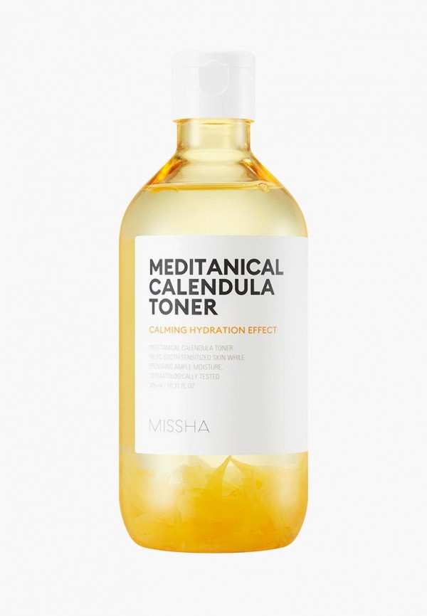 

Тоник для лица Missha, Желтый, Meditanical Calendula Toner, 305 мл