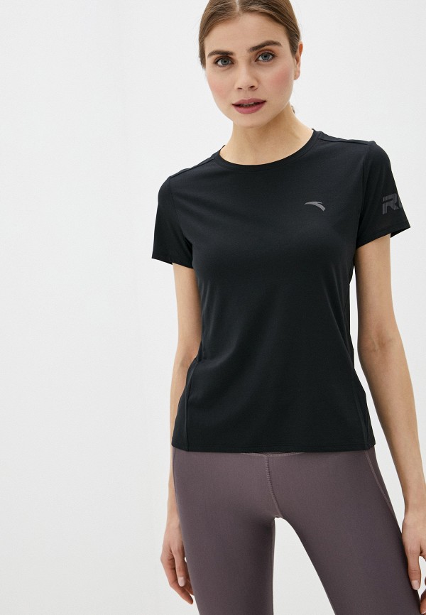 

Футболка спортивная Anta, Черный, Running Jogging