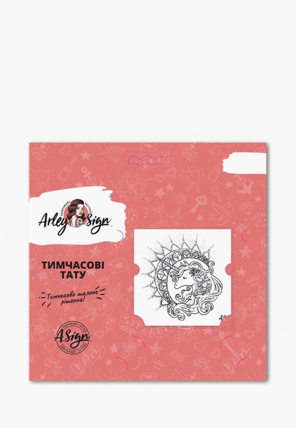 

Временная татуировка Arley Sign, Черный, Arley Sign MP002XW14G9R