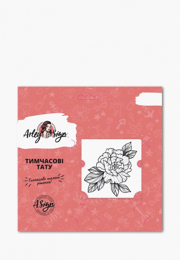 

Временная татуировка Arley Sign, Черный, Arley Sign MP002XW14G9T