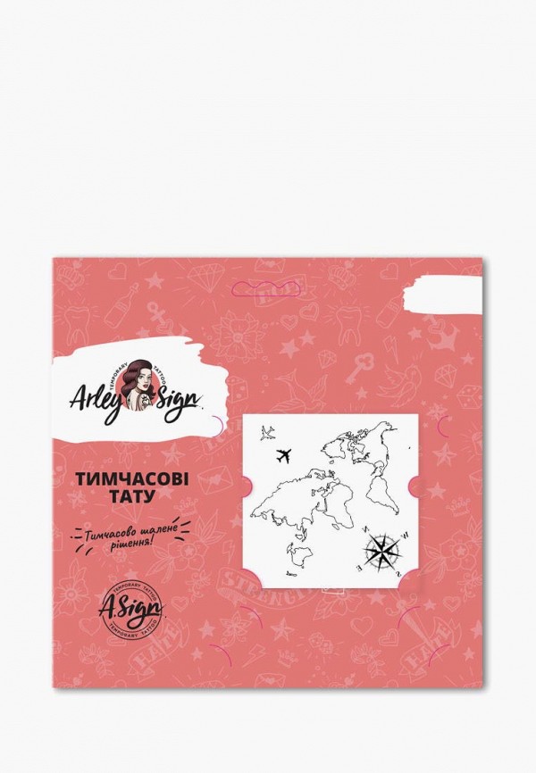 

Временная татуировка Arley Sign, Черный, Arley Sign MP002XW14G9X