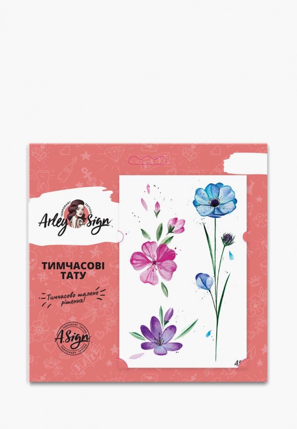 

Временная татуировка Arley Sign, Разноцветный, Весенние цветы