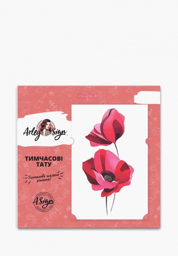 

Временная татуировка Arley Sign, Розовый, Arley Sign MP002XW14GAB