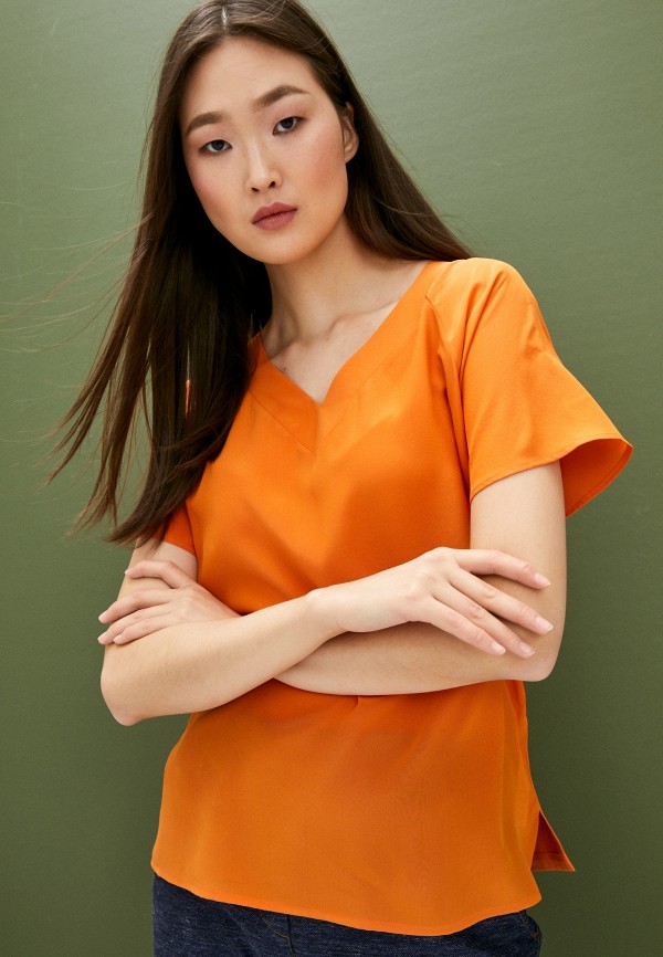 Блуза Falconeri цвет оранжевый  Фото 2