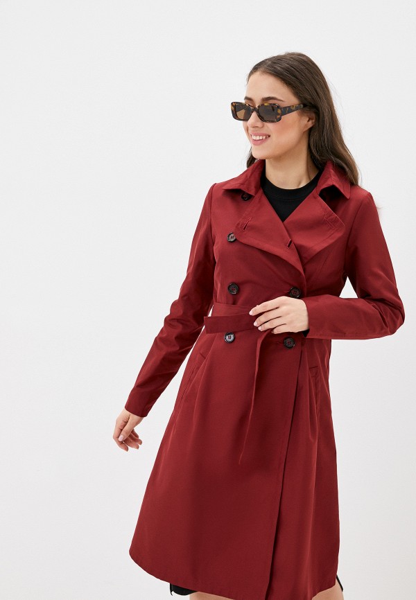 

Плащ Rosso Style, Бордовый