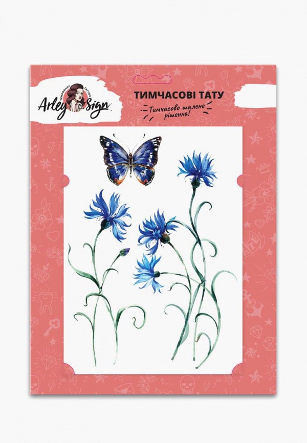

Временная татуировка Arley Sign, Синий, Arley Sign MP002XW14II4
