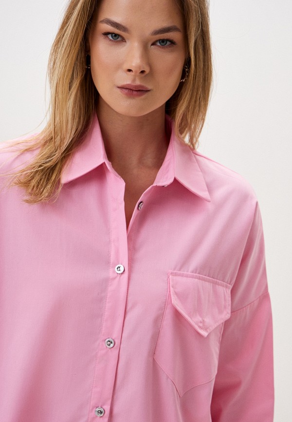 Рубашка Ulyashova цвет Розовый  Фото 4