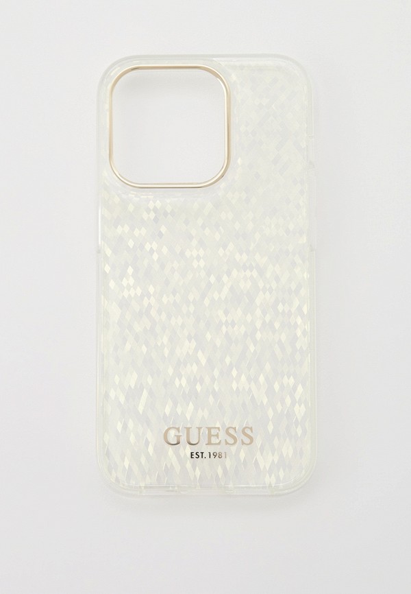 

Чехол для iPhone Guess, Золотой, 15 Pro, пластиковый