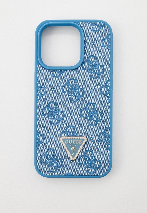 

Чехол для iPhone Guess, Голубой, 15 Pro