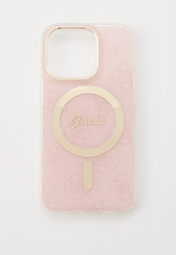 

Чехол для iPhone Guess, Розовый, 14 Pro, с MagSafe
