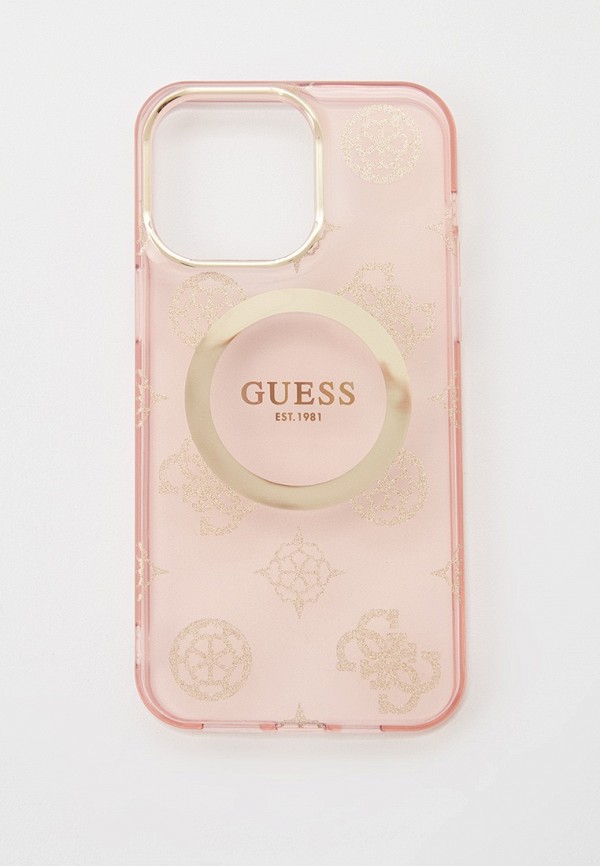 

Чехол для iPhone Guess, Розовый, 14 Pro Max, с MagSafe