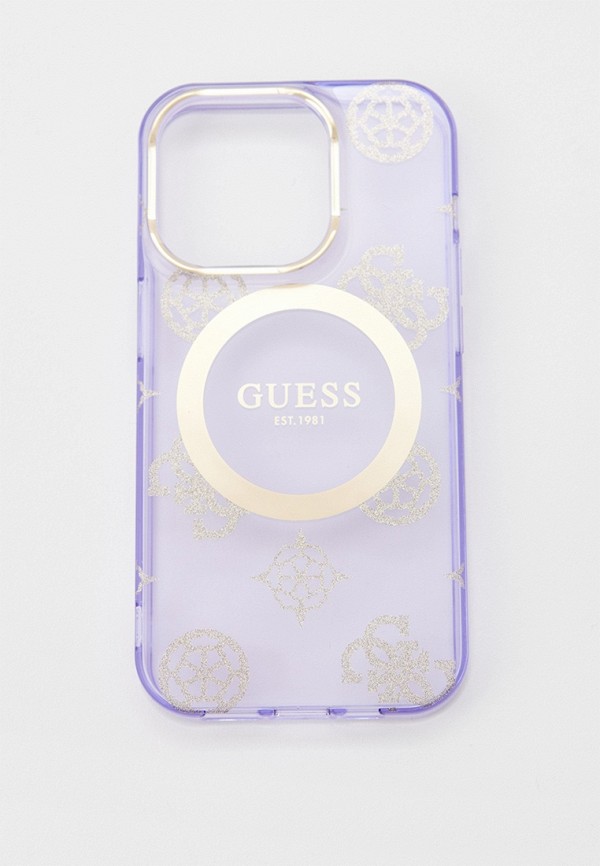 

Чехол для iPhone Guess, Фиолетовый, 14 Pro, с MagSafe