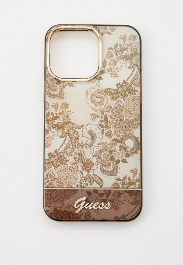 

Чехол для iPhone Guess, Коричневый, 14 Pro Max