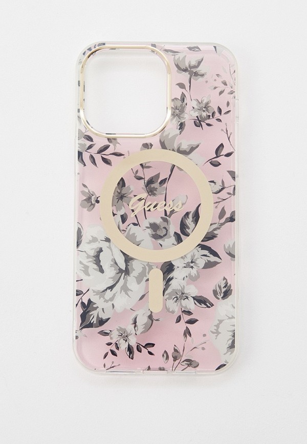 

Чехол для iPhone Guess, Розовый, 14 Pro Max, с MagSafe