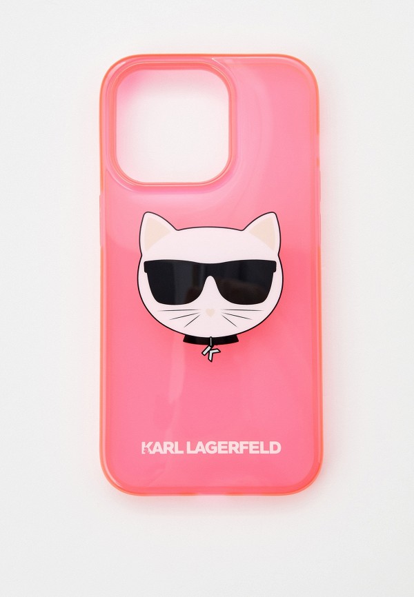 Чехол для iPhone Karl Lagerfeld 14 Pro, силиконовый силиконовый чехол корги с шарфом на honor 8a pro