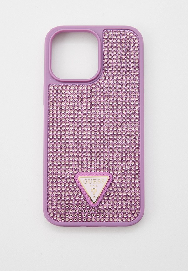 

Чехол для iPhone Guess, Фиолетовый, 14 Pro Max, со стразами