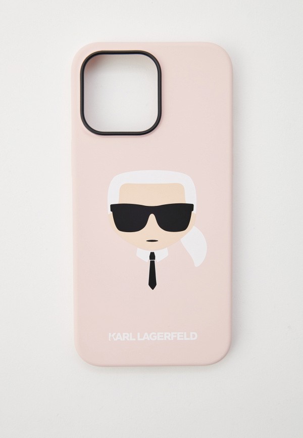 

Чехол для iPhone Karl Lagerfeld, Розовый, 14 Pro Max, с MagSafe