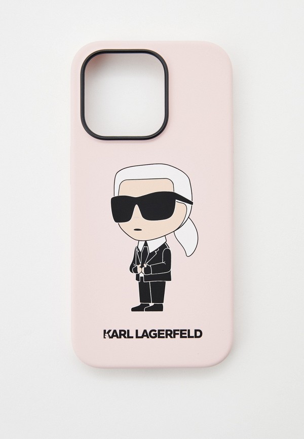 

Чехол для iPhone Karl Lagerfeld, Розовый, 14 Pro, с MagSafe