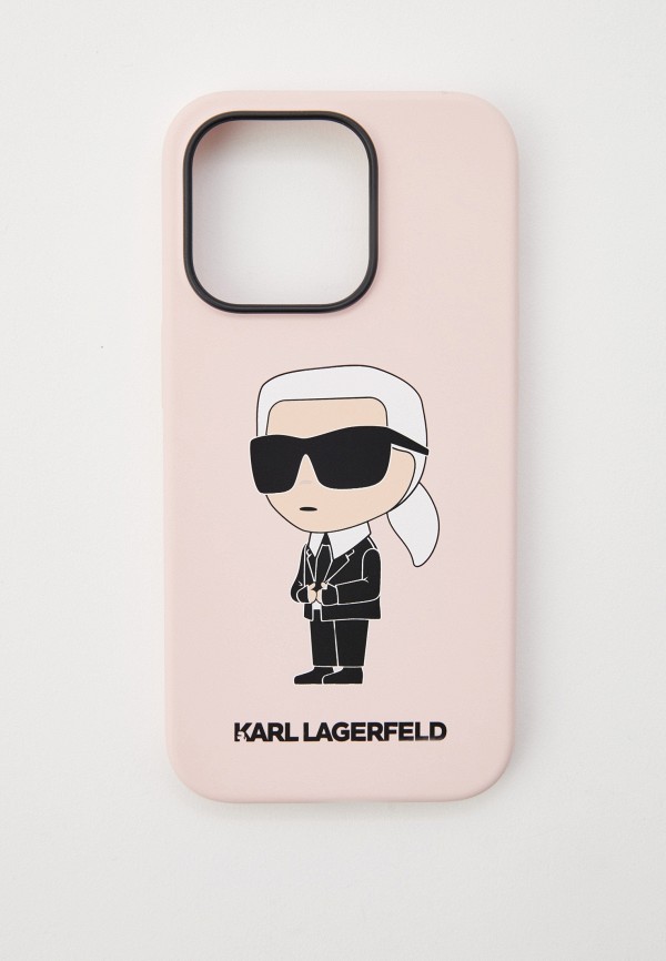 Чехол для iPhone Karl Lagerfeld 14 Pro, силиконовый силиконовый чехол корги с шарфом на honor 8a pro