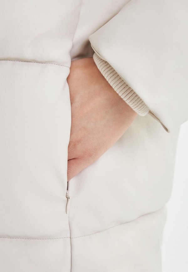 фото Куртка кожаная утепленная zarina