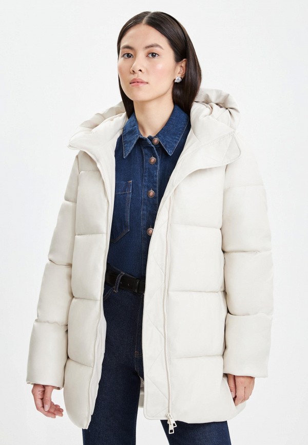 фото Куртка кожаная утепленная zarina