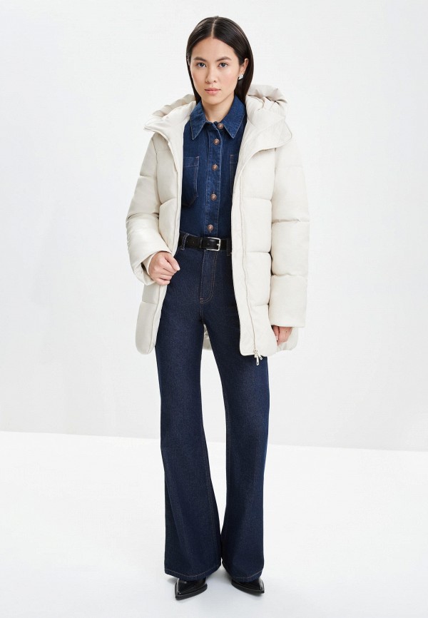 фото Куртка кожаная утепленная zarina