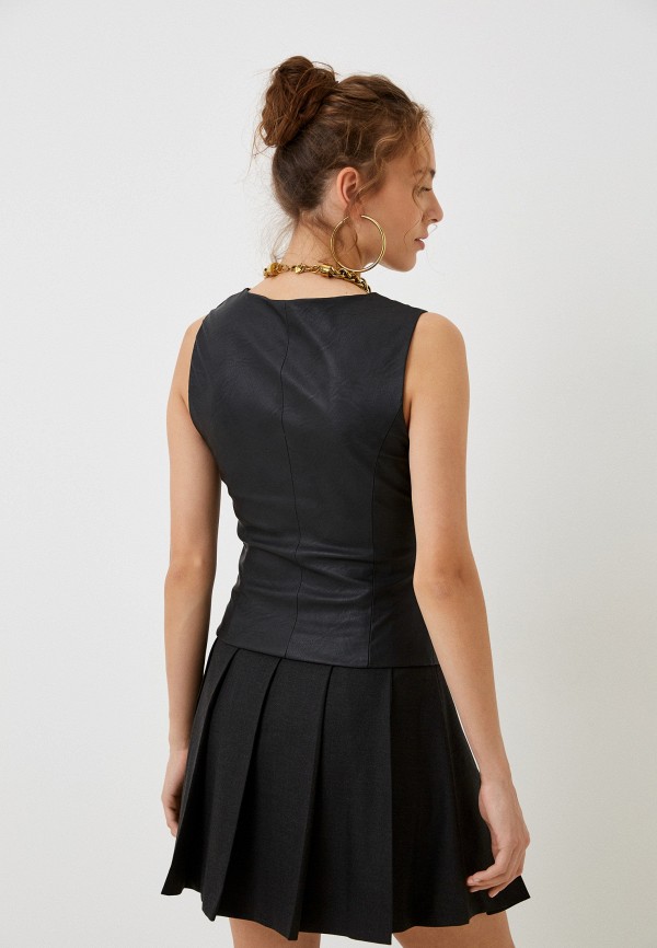 фото Жилет кожаный loo ru