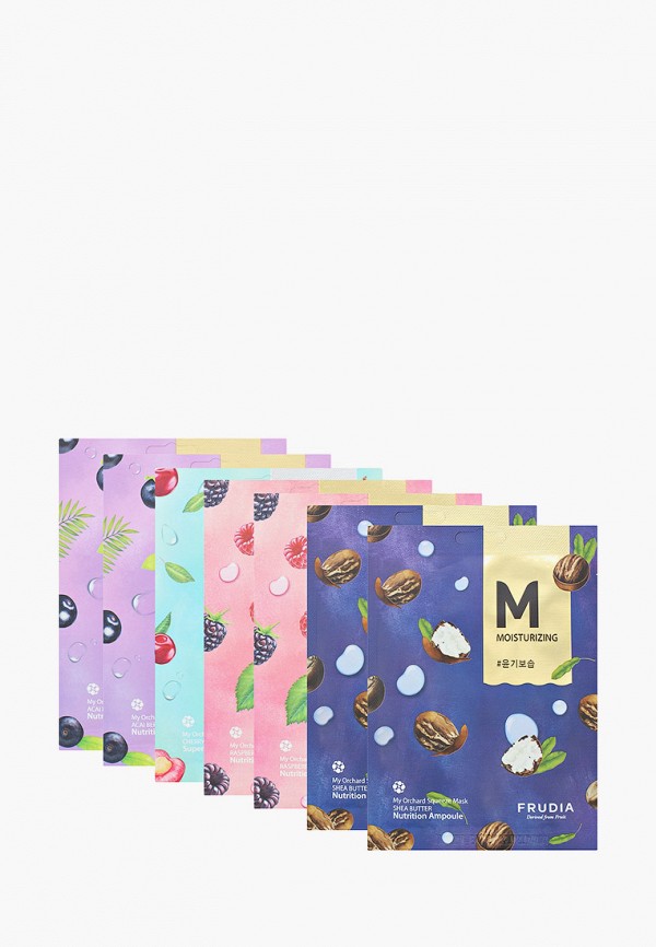 

Набор масок для лица Frudia, Прозрачный, «Фруктовая пирушка по-корейски», 20 мл