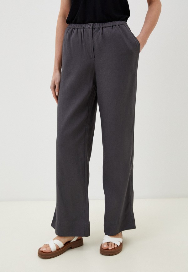 Брюки Zarina Exclusive online трикотажные брюки из вискозы zarina 1420625721 серый 44