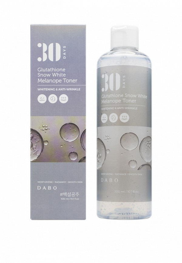 Тонер для лица Dabo Освежающий антиоксидантный с глутатионом, 300 мл увлажняющий тонер для лица dabo collagen