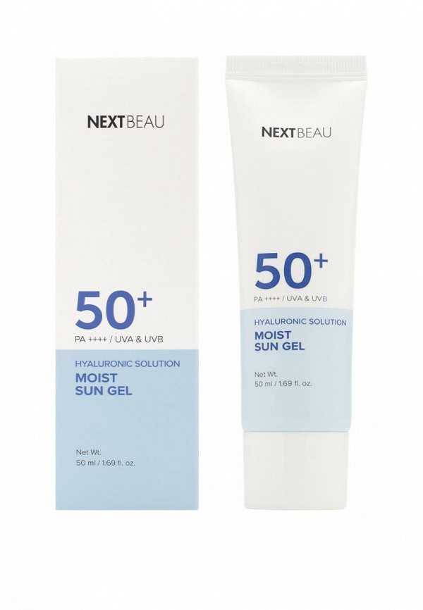 Гель солнцезащитный Nextbeau Увлажняющий с гиалуроновой кислотой SPF 50+/PA++++, 50 мл