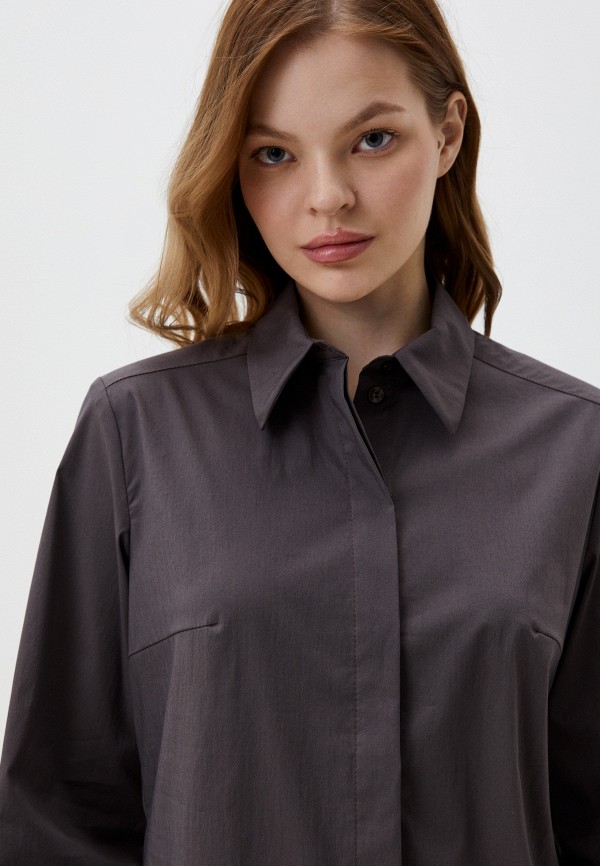 Блуза Smith's brand цвет Коричневый  Фото 4