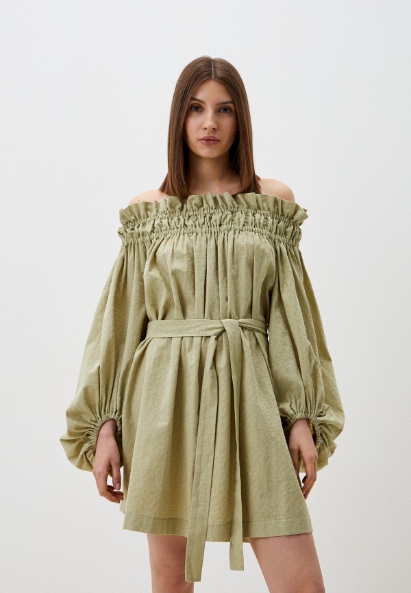 Платье Arshenova цвет Зеленый 
