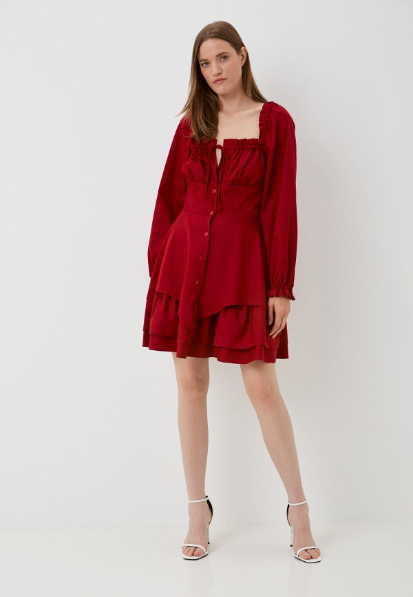 Платье Vi&Ka бордовый, размер 42, фото 2