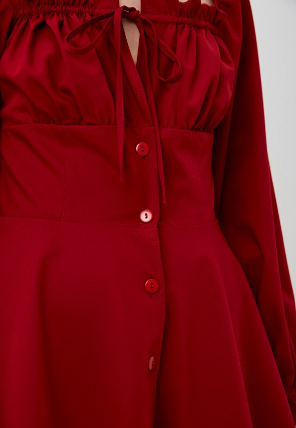 Платье Vi&Ka бордовый, размер 42, фото 4