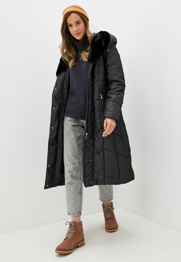 Куртка утепленная Dixi-Coat цвет черный  Фото 2