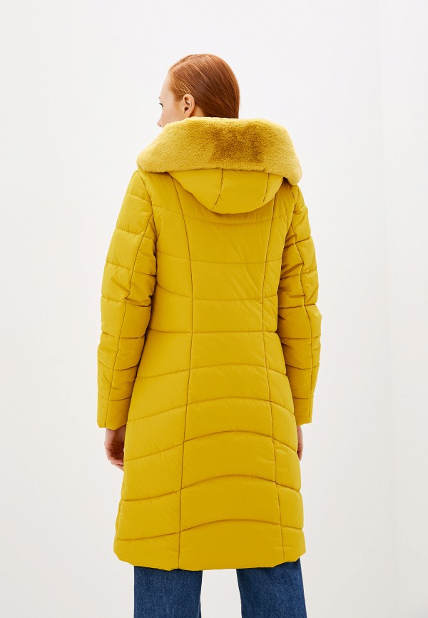 Куртка утепленная Dixi-Coat цвет желтый  Фото 3