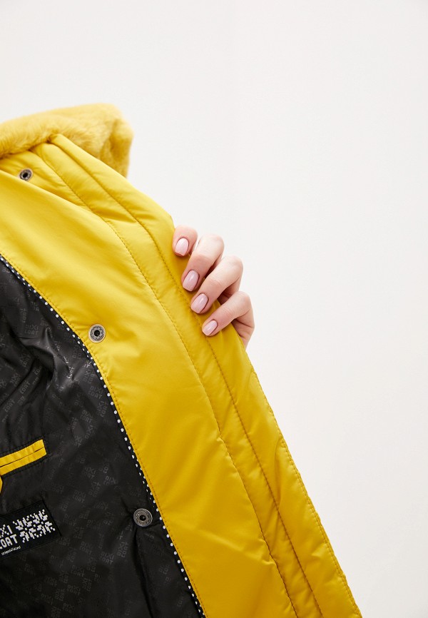 Куртка утепленная Dixi-Coat цвет желтый  Фото 4