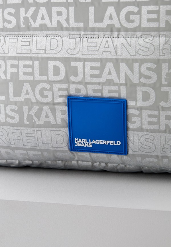 Сумка Karl Lagerfeld Jeans серебряный, размер 00, фото 3
