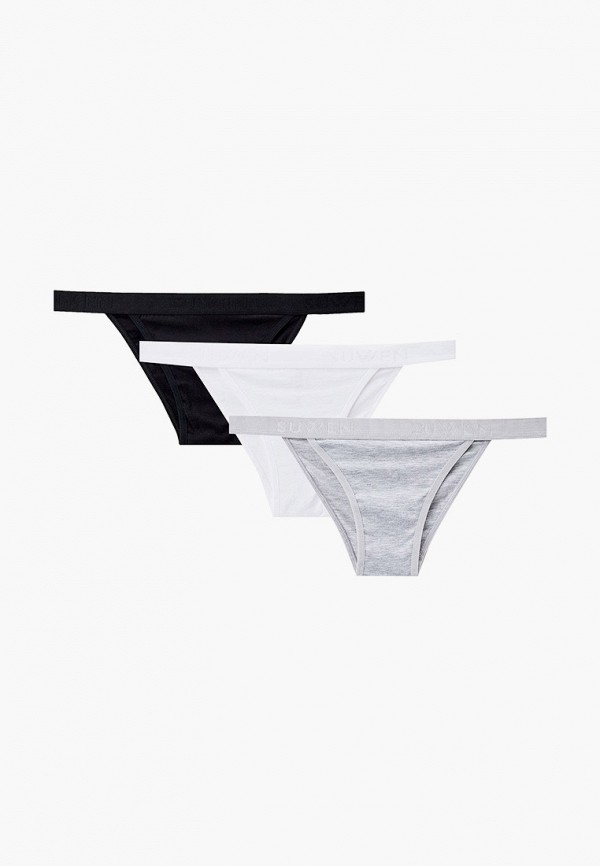 

Трусы 3 шт. Suwen, Разноцветный, brazilian briefs