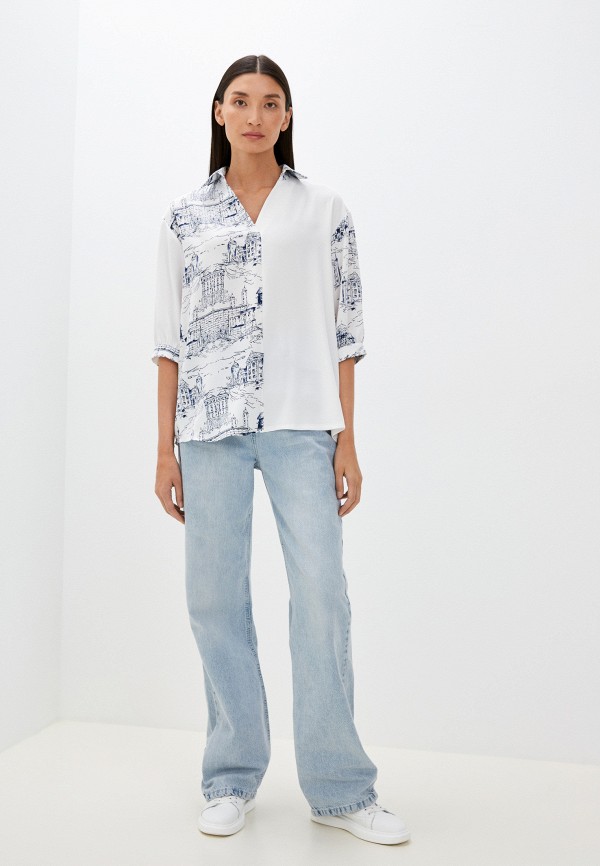 Блуза Mankato белый, размер 50, фото 2