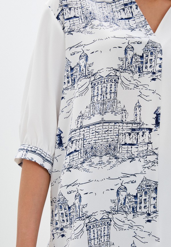 Блуза Mankato белый, размер 50, фото 4