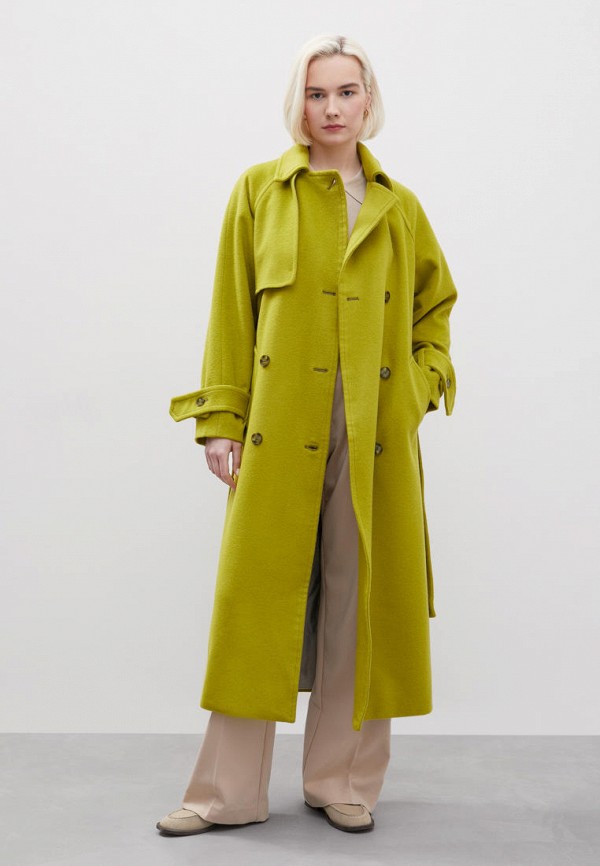 Пальто Finn Flare зеленого цвета