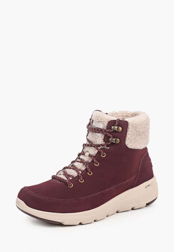 

Ботинки Skechers, Бордовый, GLACIAL ULTRA